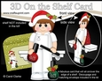 3D On the Shelf Card Kit - Christmas Little Glam Nails Nail Technician Candie