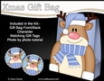 3D Christmas Rudolph Gift Bag Mini Kit