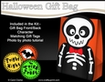 3D Halloween Skeleton Yorik Gift Bag Mini Kit