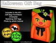 3D Halloween Cat Cinnamon Gift Bag Mini Kit