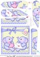 Lil Baby Elephants Fan Pyramage Topper
