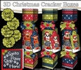 3D Rusty Yorkie and Boxer Dog Christmas Cracker Boxes