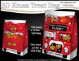 3D Merry Christmas MUMMY Santa Express Gift Bag Mini Kit