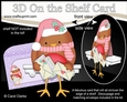 3D On the Shelf Card Kit - Little Christmas Bobbin Robin has some Christmas Cards