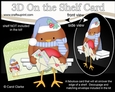 3D On the Shelf Card Kit - Little Christmas Bobbin Robin has some Christmas Cards