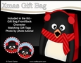 3D Christmas Pip Penguin Gift Bag Mini Kit