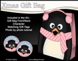 3D Christmas Pip Penguin Gift Bag Mini Kit