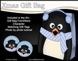 3D Christmas Pip Penguin Gift Bag Mini Kit
