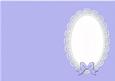 A5 Pearls and Lace Card Front or Insert