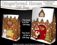 3D Christmas Rudolph has a Snowball Fight at the Gingerbread House Gift Bag Mini Kit