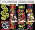 3D Golden, Chocolate and White Labrador Dog Christmas Cracker Boxes