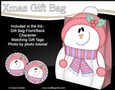 3D Christmas Snowman Rio Gift Bag Mini Kit