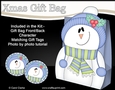 3D Christmas Snowman Rio Gift Bag Mini Kit