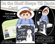 On the Shelf Sleeps Till Santa Card Kit - Cute Little Christmas Eskimo Boy
