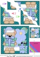 Christmas Austin Bear brings the Christmas Presents Wavy Corner side stacker Topper