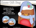 3D Christmas Bobbin Robin Gift Bag Mini Kit
