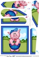 Ziggy Piggy has a Rose Fan Pyramage Topper