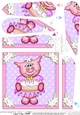 Zoe Piggy has a Birthday Cake Fan Pyramage Topper