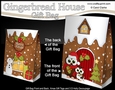3D Christmas Hoot and Little Hoot Owl visit the Gingerbread House Gift Bag Mini Kit