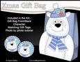 3D Christmas Ben Polar Bear Gift Bag Mini Kit