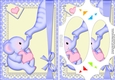 A5 Lil Baby Elephant Scallop Corners and Pyramage