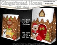 3D Christmas Little Livvy Bear has a Santa Sack at the Gingerbread House Gift Bag Mini Kit