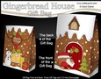 3D Christmas Bobbin Robin delivers a Christmas Card to the Gingerbread House Gift Bag Mini Kit