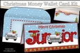 Christmas JUNIOR Money or Gift Wallet Card Kit