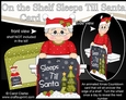 On the Shelf Sleeps Till Santa Card Kit - Christmas Jumper Old Man
