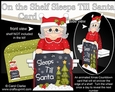 On the Shelf Sleeps Till Santa Card Kit - Christmas Jumper Old Lady
