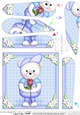Teddy Ed has a Rose Fan Pyramage Topper