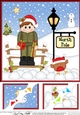 8 x 8 Christmas at the North Pole Little Christmas in the Forces - Army Corner Topper