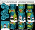 3D Christmas Cracker Boxes Snowball Sam goes Sledging