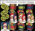 3D Christmas Cracker Boxes Livvy Bear has a Letter for Santa