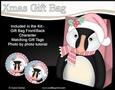 3D Christmas Little Puffin Minnow Gift Bag Mini Kit