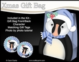 3D Christmas Little Puffin Pilchard Gift Bag Mini Kit