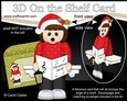 3D On the Shelf Card Kit - Christmas Lady goes Carol Singing