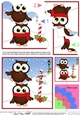 Little Hoot Owls are having fun at the North Pole Shell Edged Stacker