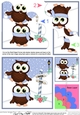 Little Hoot Owl are having fun at the North Pole Shell Edged Stacker