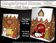 3D Christmas Little Pip Penguin has a Letter for Santa at the Gingerbread House Gift Bag Mini Kit