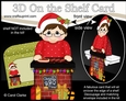 3D On the Shelf Card Kit - Christmas Jumper Man has a Festive Barbeque
