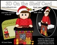 3D On the Shelf Card Kit - Christmas Jumper Lady has a Festive Barbeque