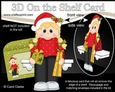 3D On the Shelf Card Kit - Christmas Jumper Girl delivers the Presents