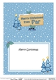 5x7 Merry Christmas from PAR Signpost matching insert
