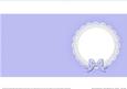 Square Pearls and Lace Card Front or Insert