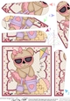 Livvy Bear has fun at the Seaside Fan Pyramage Topper