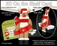 3D On the Shelf Card Kit - Rudolph has a Christmas Cracker