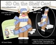 3D On the Shelf Card Kit - Rudolph has a Christmas Cracker