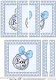 New Baby Boy Quick Card with Side Stacker Topper