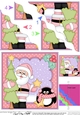 Christmas Santa and Pip Penguin are bringing home the Christmas Tree Wavy Corner Side Stacker